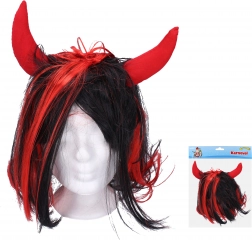 Peruka z diabelskimi rogami