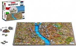 4D puzzle Budapeszt – historyczna mapa miasta w czasie