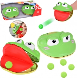 Zestaw sportowy – gra zręcznościowa Katapulta Żaba z 4 piłeczkami
