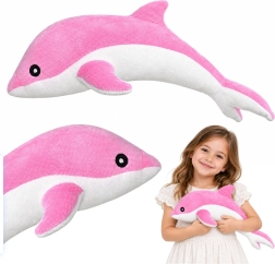 Pluszowy maskot różowy delfin 70 cm