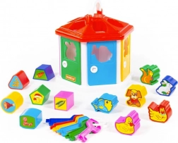 układanka domek ze zwierzątkami