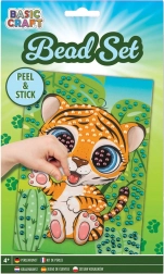 Grafix koralikowy obrazek tygrysek 21 × 14,5 cm