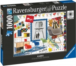 Ravensburger puzzle Eames Design klasyczne krzesła 1000 elementów