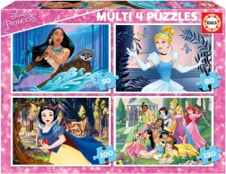 Educa puzzle Księżniczki Disneya 4w1