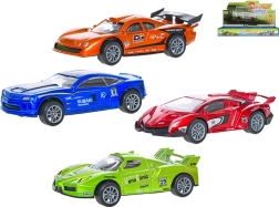 Metalowy model wyścigowego auta 1:36 z napędem typu pull-back
