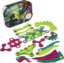 CLIXO Dino Discovery magnetyczny zestaw konstrukcyjny, 22 elementy
