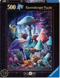 Ravensburger świecące puzzle Magiczne grzyby 500 elementów