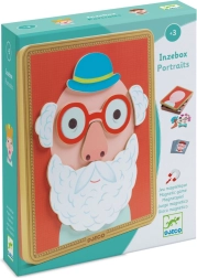 magnetyczny zestaw INZEBOX Wesołe buzie od DJECO