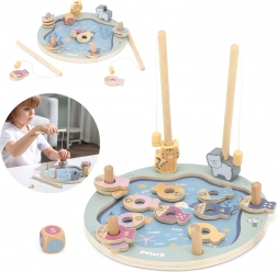 drewniana magnetyczna gra w łowienie rybek POLARB od VIGA