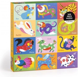 Puzzle Chiński Zodiak 500 elementów