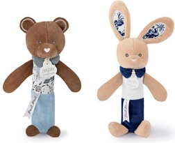 Piszcząca grzechotka miś 17 cm – DOUDOU