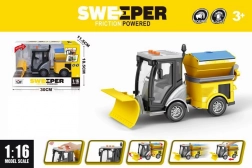 Uliczny pług śnieżny 1:16 ze światłem i dźwiękiem