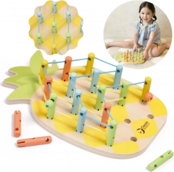 Drewniana nawlekanka Ananas Classic World