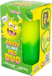 Tuban Jiggly Slime Neo Duo dwukolorowy żółto‑zielony 430 g