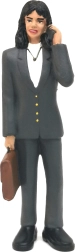 Figurka bizneswoman 13,2 cm - 1 sztuka