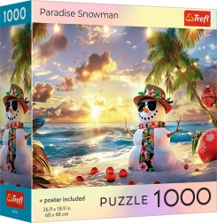 Trefl puzzle Bałwan w raju 1000 elementów