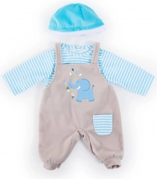 Trzyczęściowy zestaw ubranek dla lalek BAYER DESIGN (33–38 cm)