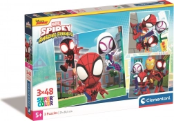 Puzzle CLEMENTONI Spidey i jego niesamowici przyjaciele 3×48 elementów