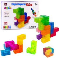 Magnetyczne kostki Magic Magnetic Cubes – logiczna układanka z wyzwaniami, 9 elementów