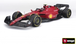 Bburago 1:18 Ferrari F1-75 Scuderia F1 z kierowcą Carlosem Sainzem