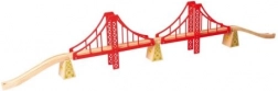 Bigjigs Rail podwójny drewniany most kolejowy