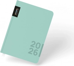 Dzienny planer A5 2026 Pastelini zielony