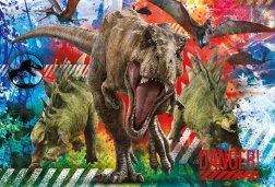 Puzzle 60 elementów Maxi Super Kolor Jurassic World
