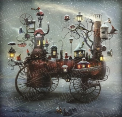 Puzzle Wielka śnieżna jazda 1023 elementy