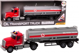 Samochód ciężarowy cysternowy ze światłami i dźwiękami