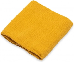 Muślinowy kocyk New Baby musztardowy