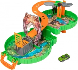 Teamsterz dino tor wyścigowy w kufrze z autkiem