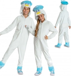 Dziecięcy kostium POKEMON Quaxly kigurumi z kapturem 127–136 cm (7–8 lat)