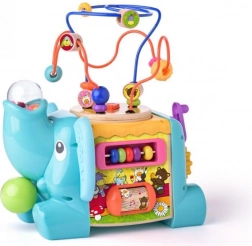 Edukacyjny słoń – interaktywna zabawka motoryczna dla dzieci 1+