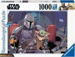 Ravensburger puzzle STAR WARS: THE MANDALORIAN 1000 elementów