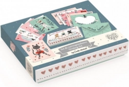 DJECO Zestaw designerskich kartek Lucille z kopertami