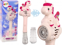 Maszyna do robienia baniek mydlanych Pink Unicorn Wand