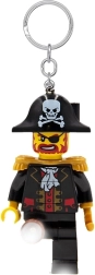LEGO Iconic świecący brelok Kapitan Brickbeard z LED