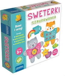Przeplatane sweterki Granna – kreatywna gra dla dzieci od 3 lat