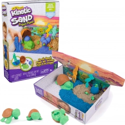 Kinetic Sand Project Planet – żółwie morskie – ekologiczny zestaw do zabawy