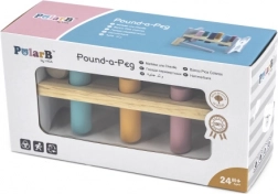 VIGA PolarB Drewniana ławeczka z młotkiem - Zabawka Montessori