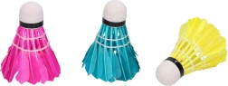 Kolorowe lotki do badmintona, 3 szt.