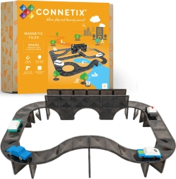 Connetix Roads Creative Pack magnetyczne drogi – kreatywny zestaw 48 szt.