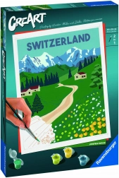 CreArt Jungfrau Region – malowanie po numerach dla dzieci i nastolatków