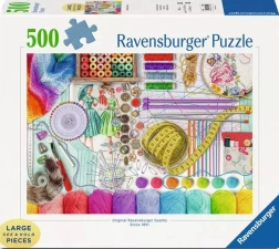 Puzzle Ravensburger Kącik do szycia XXL 500 elementów