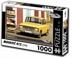 Puzzle Retro-samochody Moskwicz 412 (1974) 1000 elementów
