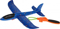 Piankowy szybowiec z ręczną wyrzutnią – Niebieski