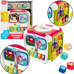 Interaktywna wielofunkcyjna kolorowa kostka dla dzieci z pianinkiem i sorterem