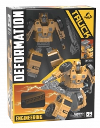 Transformer ciężarówka i zabawka robot