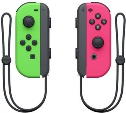 joy-con para neon green/neon pink do nintendo switch