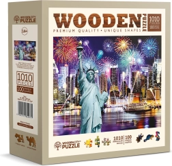 Drewniane puzzle WOODEN CITY Nocny Nowy Jork 1010 elementów